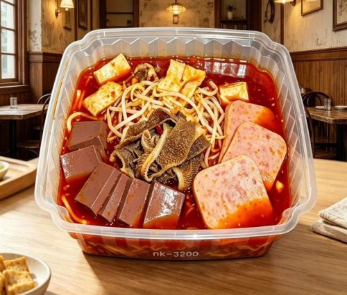 American-style PP square food container