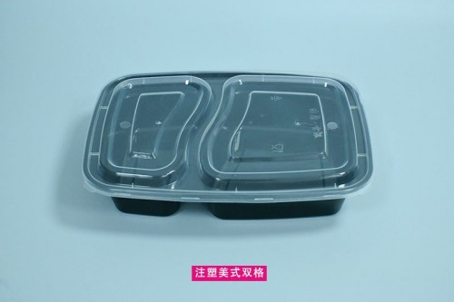 PP meal box with round-to-square design
