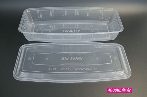 PP square basin-style food container