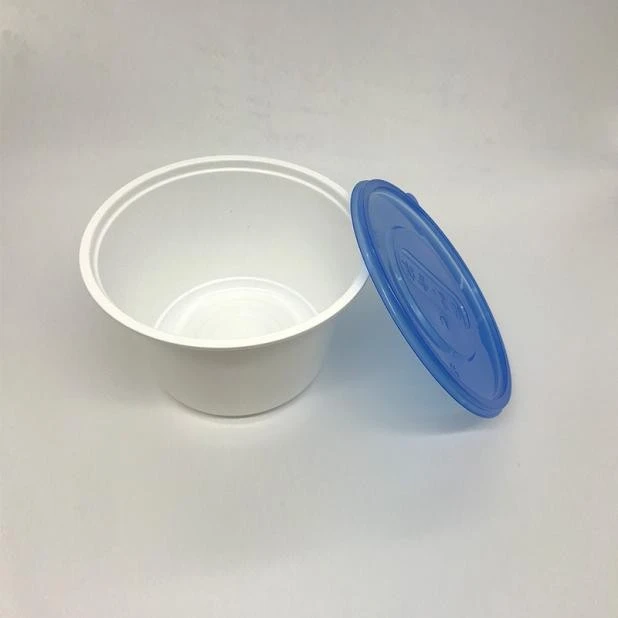 PP thermoformed round-bottom bucket container